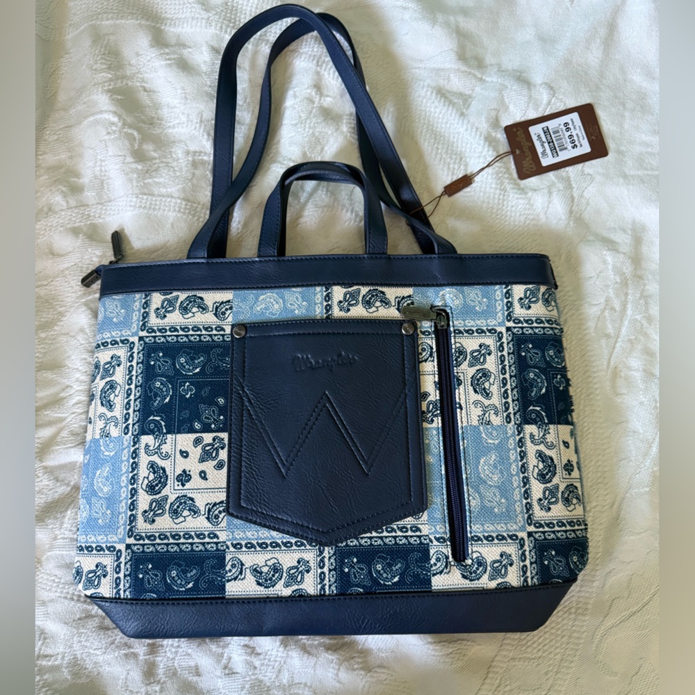 Patchwork Wrangler Maximalist Tote NWT - image 3